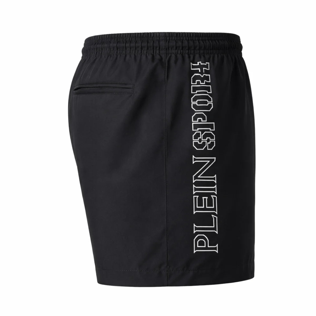 PLEIN SPORT Logo Print Drawstring Swim Shorts Men PS25043-BLK