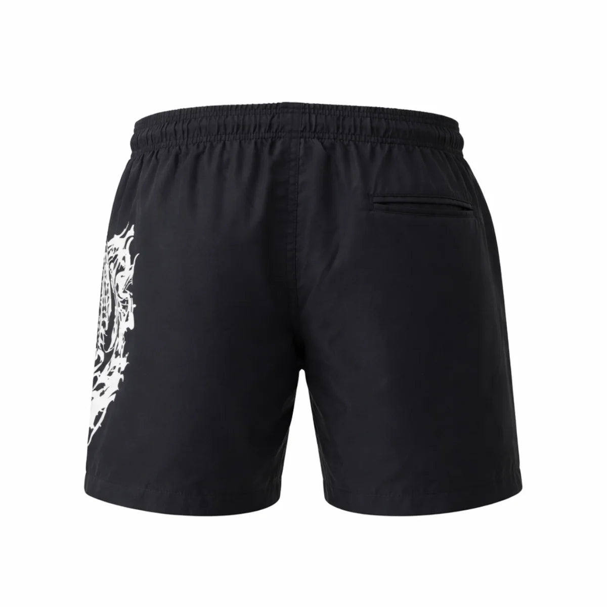 PLEIN SPORT Logo Print Drawstring Swim Shorts Men PS25043-BLK