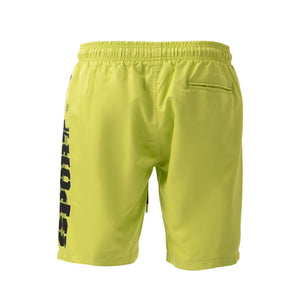 PLEIN SPORT Logo Print Drawstring Swim Shorts Men PS25045-YEL