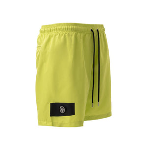 PLEIN SPORT Logo Print Drawstring Swim Shorts Men PS25045-YEL