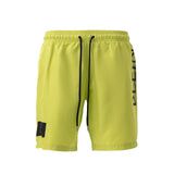 PLEIN SPORT Logo Print Drawstring Swim Shorts Men PS25045-YEL - S / Yellow