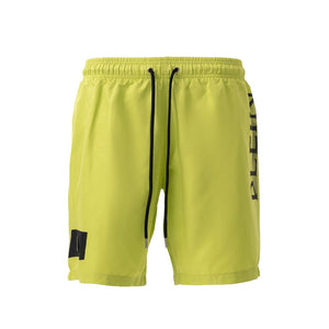 PLEIN SPORT Logo Print Drawstring Swim Shorts Men PS25045-YEL - S / Yellow