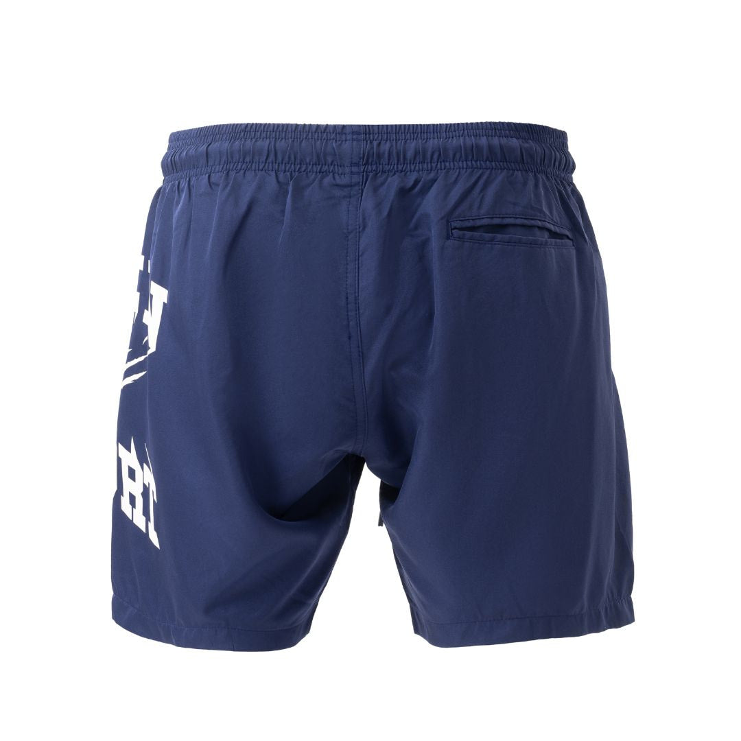 PLEIN SPORT Logo Print Drawstring Swim Shorts Men PS25047-NVY