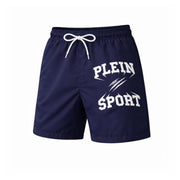 PLEIN SPORT Logo Print Drawstring Swim Shorts Men PS25047-NVY - Navy / S