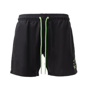 PLEIN SPORT Logo Print Drawstring Swim Shorts Men PS25051-BLK - S / Black