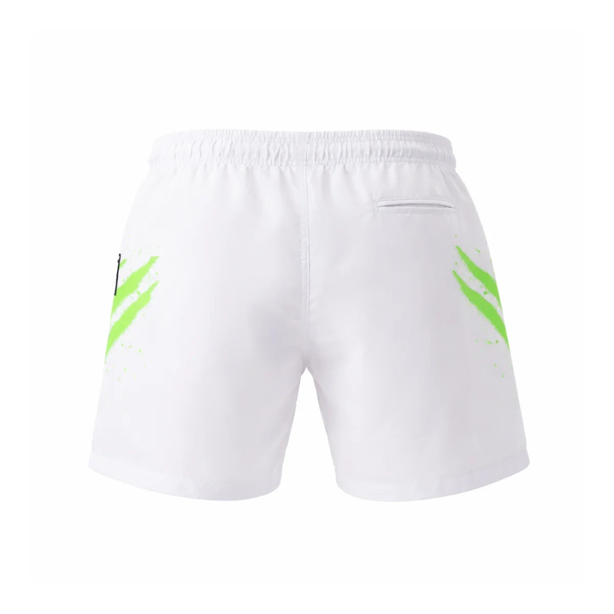 PLEIN SPORT Logo Print Drawstring Swim Shorts Men PS25052-WHT