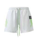 PLEIN SPORT Logo Print Drawstring Swim Shorts Men PS25052-WHT - S / White
