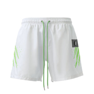 PLEIN SPORT Logo Print Drawstring Swim Shorts Men PS25052-WHT - S / White