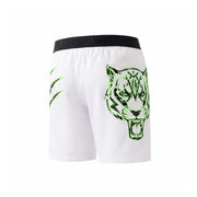 PLEIN SPORT Logo Print Drawstring Swim Shorts Men PS25053-WHT - White / S