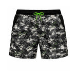 PLEIN SPORT Logo Print Drawstring Swim Shorts Men PS25085 - WHTBLK - White-Black / S