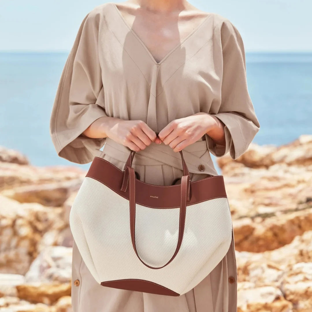 Polène Cyme Edition Cognac Canvas Women - TAN - Tan