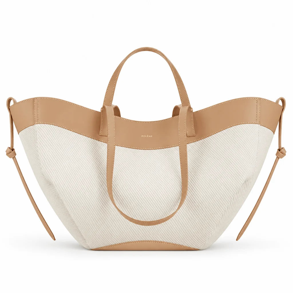 Polène Cyme Edition Cognac Canvas Women - TAN - Tan