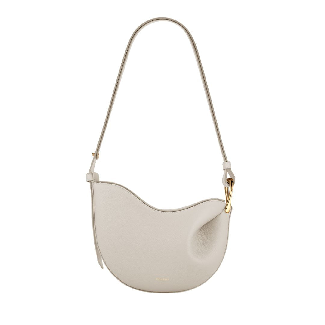 Polène Tonka Crossbody Bag Women - Light Gray