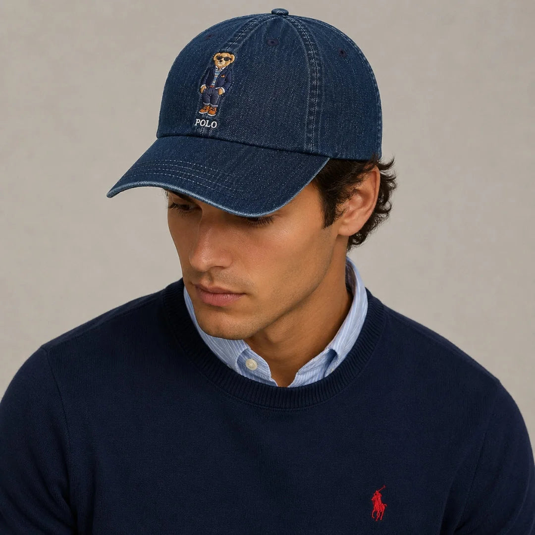 Polo Ralph Lauren Bear Demin Cap Men
