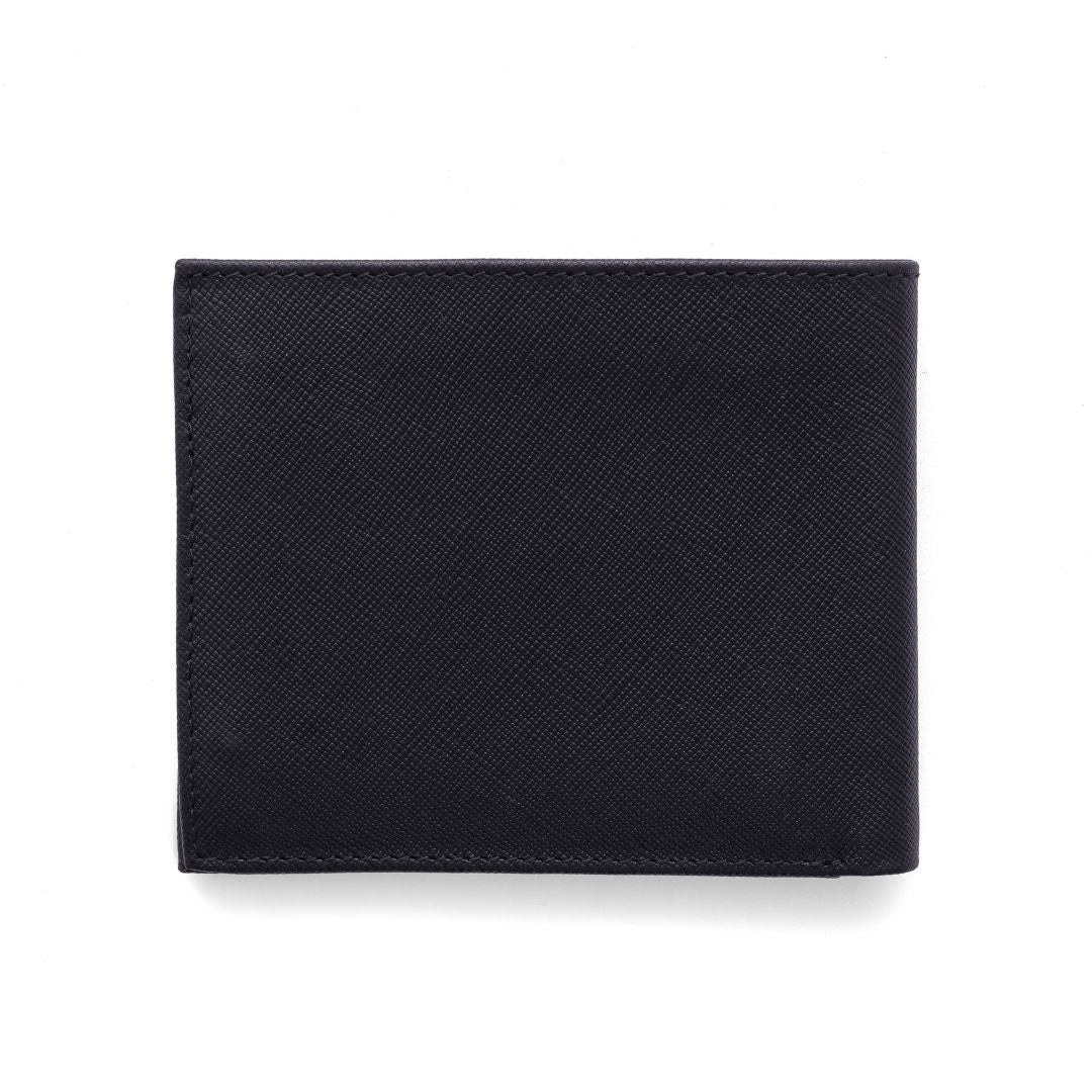 POLO RALPH LAUREN Bear Leather Bifold Wallet - BLK - Black