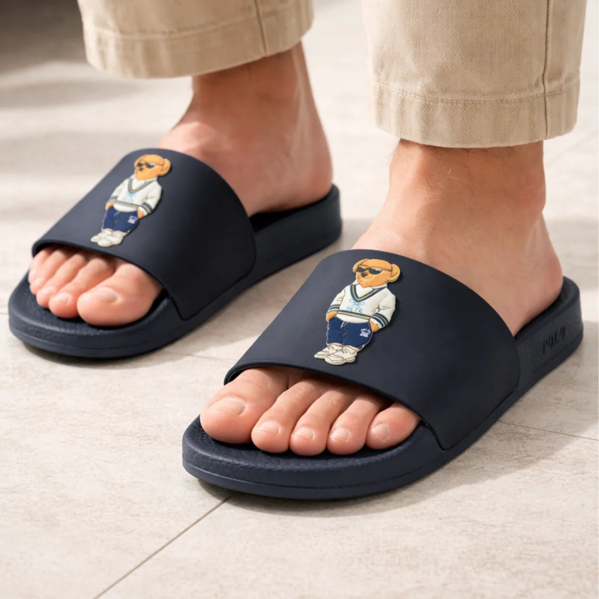 Polo Ralph Lauren Bear slides Men - NVY