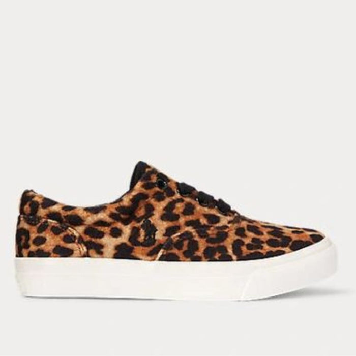 Polo Ralph Lauren Bryn Cheetah-print Sneaker Leopard - Leopard / 38 - Shoes