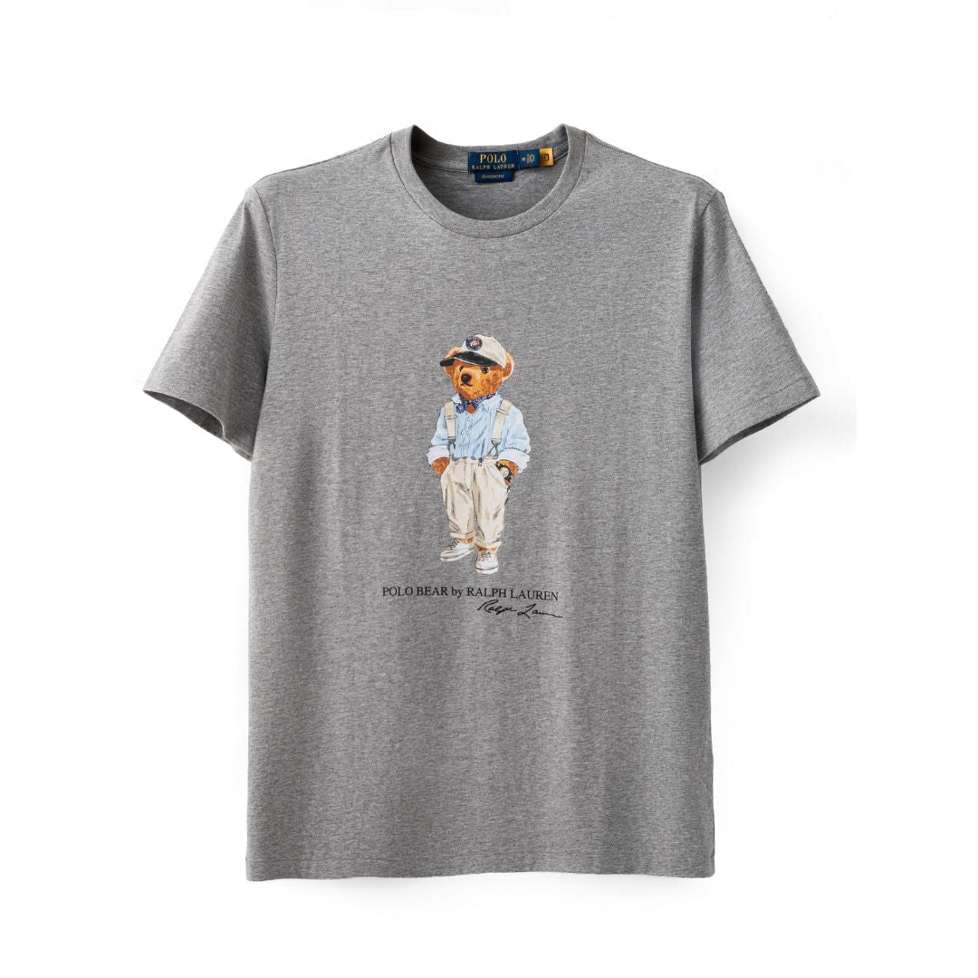 Polo Ralph Lauren Classic Fit Polo Bear Jersey T-Shirt Men - Gray / M