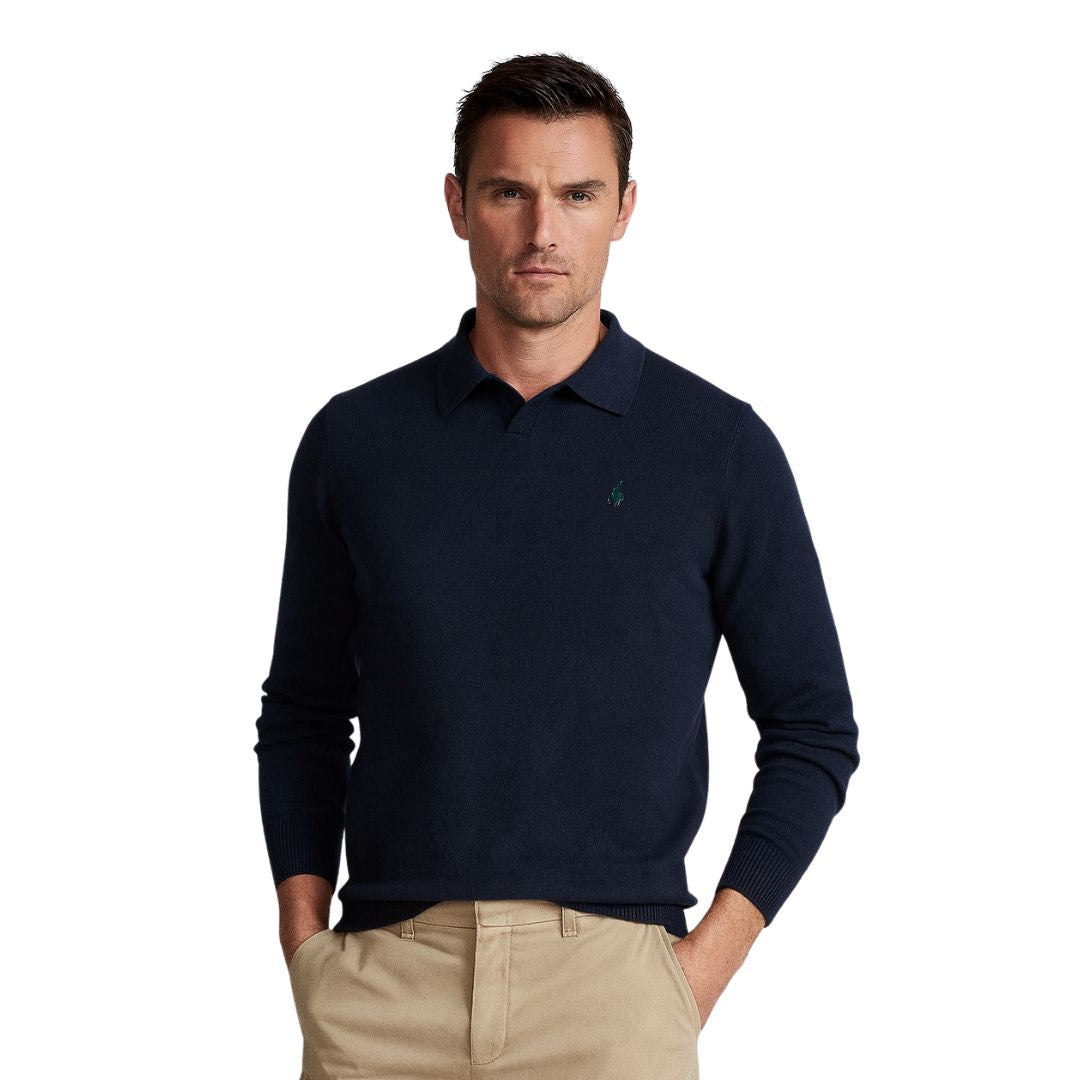 Polo Ralph Lauren Polo collar sweater Men - NVY - Navy / S