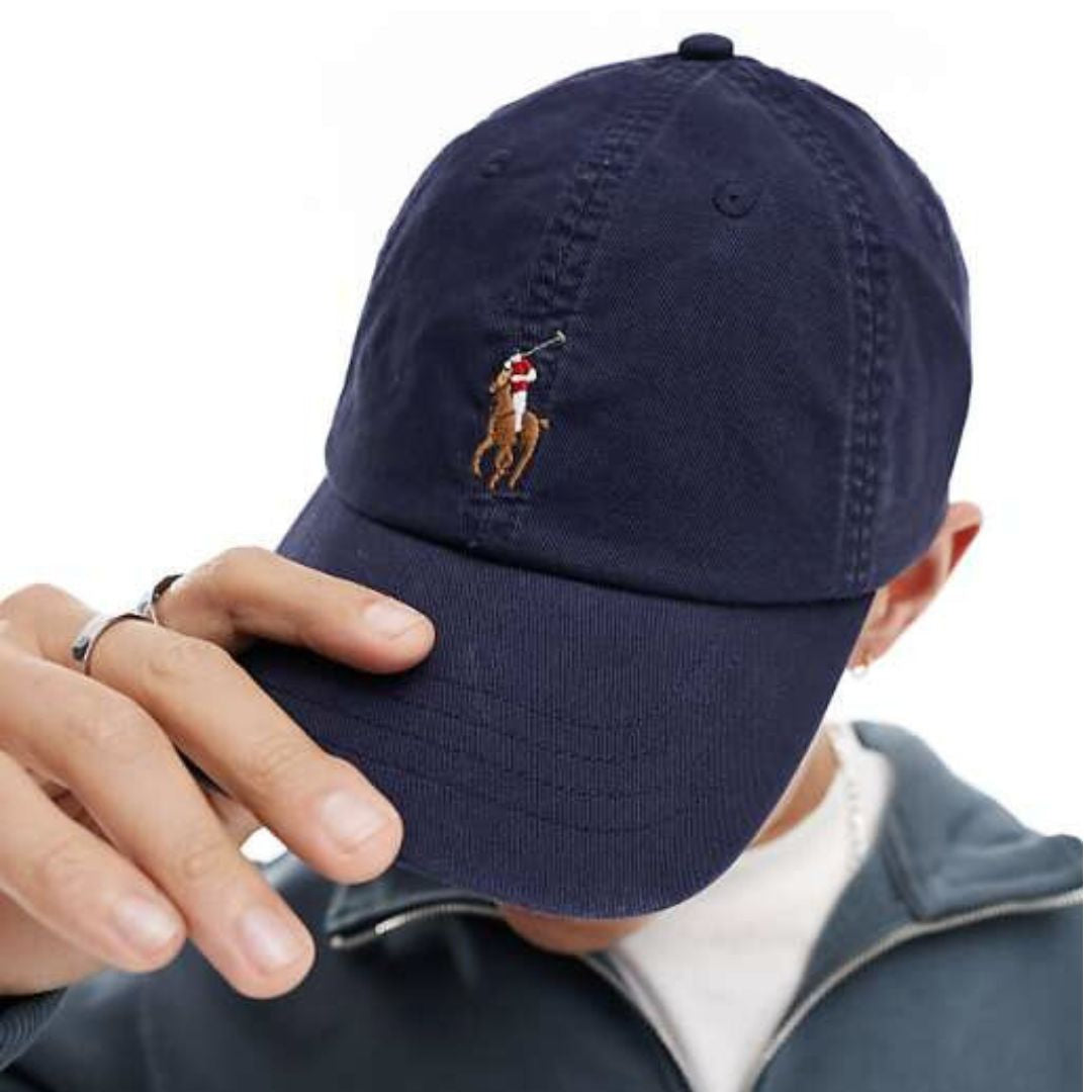 Polo Ralph Lauren Cotton Chino Ball Cap - NVY - Navy / OS