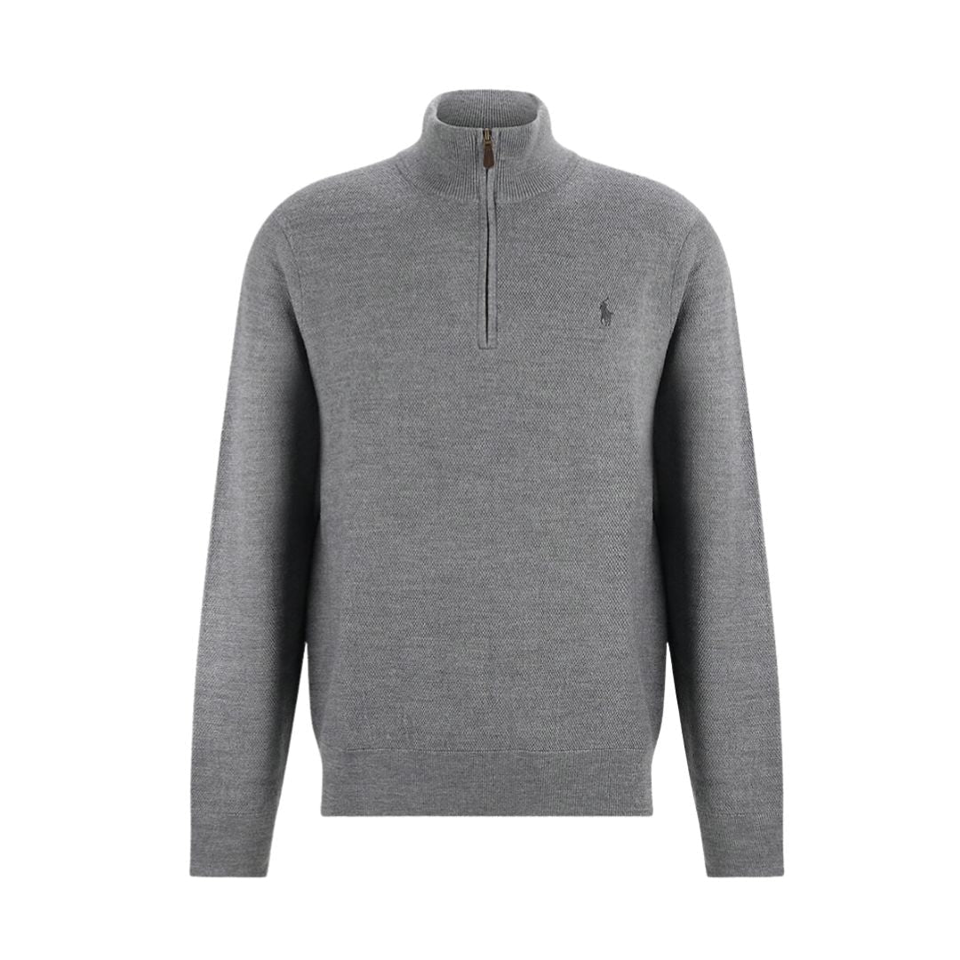 Polo Ralph Lauren Cotton Half-Zip Jumper Men - GRY