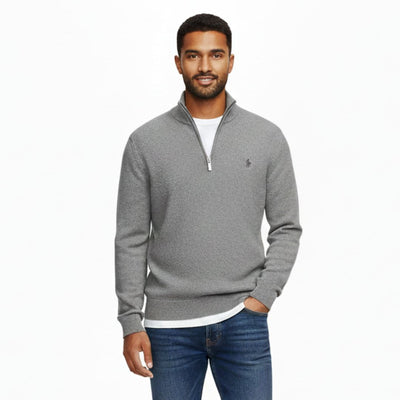 Polo Ralph Lauren Cotton Half-Zip Jumper Men - GRY