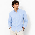 Polo Ralph Lauren CUSTOM FIT OXFORD SHIRT - Sky Blue / S