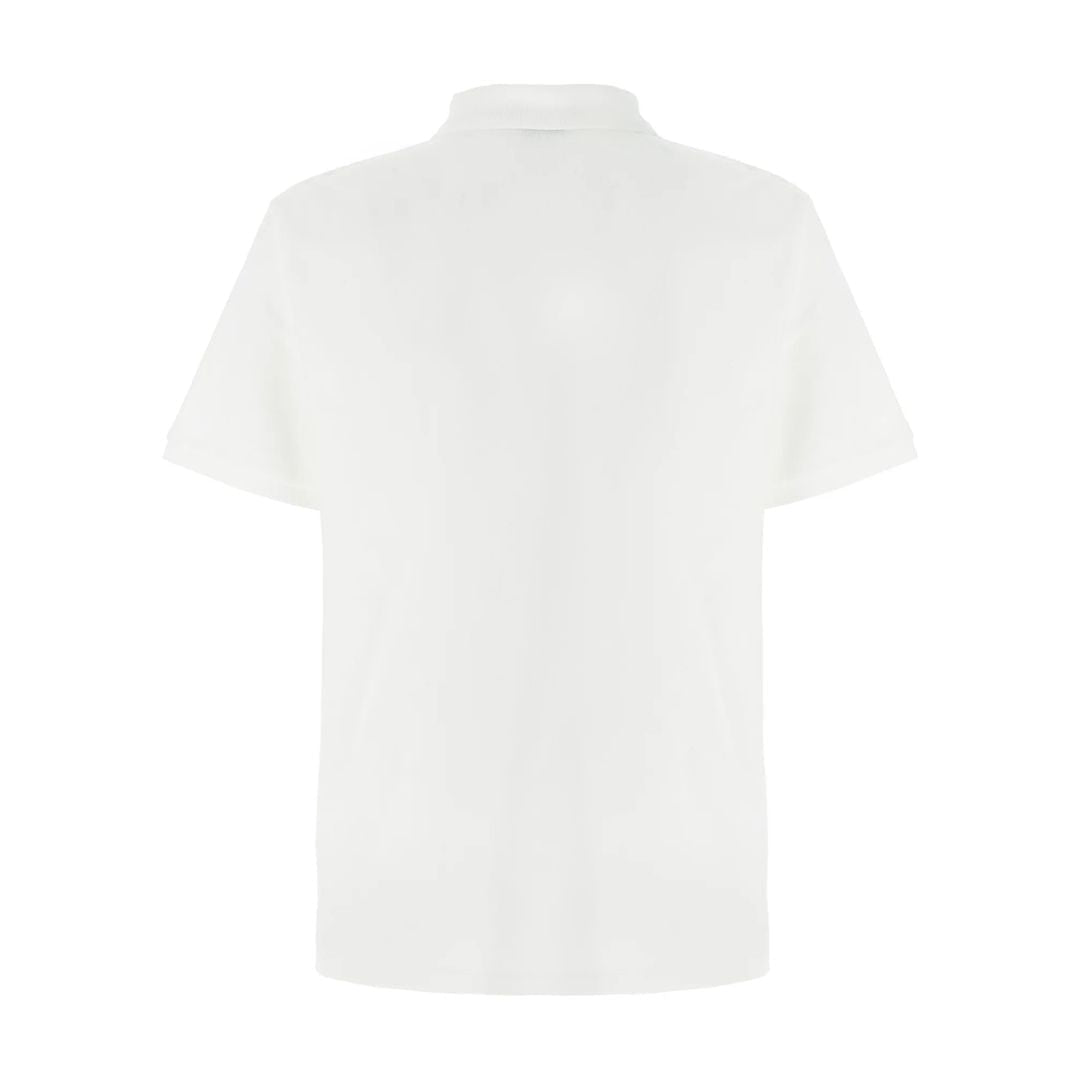 Polo Ralph Lauren Custom Slim Fit Leather-Pony Polo Shirt Men - WHT
