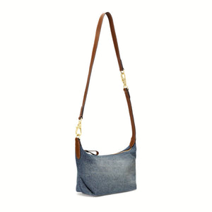 POLO RALPH LAUREN Denim Small Kassie Convertible Bag - DEM - Denim