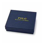 POLO RALPH LAUREN Embossed Logo Leather Bifold Wallet Men - BLK - Black