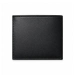 POLO RALPH LAUREN Embossed Logo Leather Bifold Wallet Men - BLK - Black