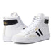 Polo Ralph Lauren Grvin Mid Leather Sneaker Women - WHTBLK - White Black / 38.5 - Shoes