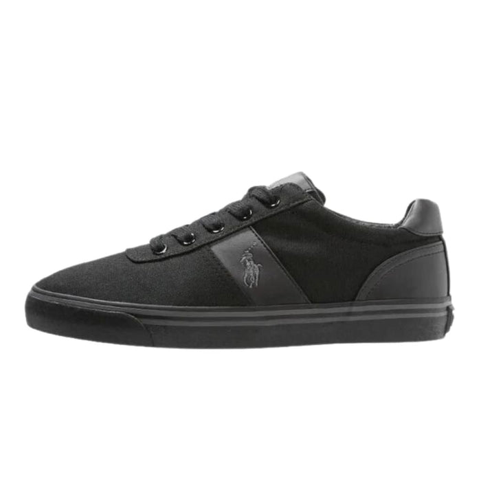 Polo Ralph Lauren Hanford Canvas Low-top Sneakers Men - BLKBLK - Black / 41.5 - Shoes