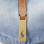 POLO RALPH LAUREN ID Denim-Leather Mini Shoulder Bag - DEM - Denim