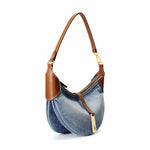POLO RALPH LAUREN ID Denim-Leather Mini Shoulder Bag - DEM - Denim