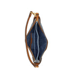 POLO RALPH LAUREN ID Denim-Leather Mini Shoulder Bag - DEM - Denim