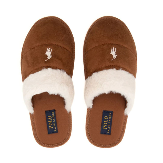 Polo Ralph Lauren Kelcie Slippers Women RF103631-TAN - Tan / 36.5