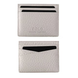 POLO RALPH LAUREN Leather Bifold Wallet with Extra Card Holder - WHT White Accessories