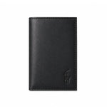 POLO RALPH LAUREN Logo Leather Trifold Wallet Men - BLK - Black