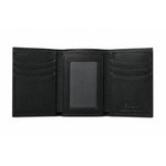POLO RALPH LAUREN Logo Leather Trifold Wallet Men - BLK - Black