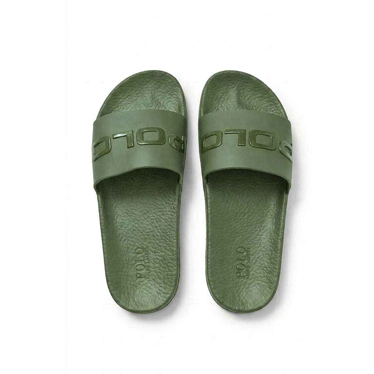 Polo Ralph Lauren Logo Slide Men - OLVGRN