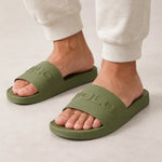 Polo Ralph Lauren Logo Slide Men - OLVGRN