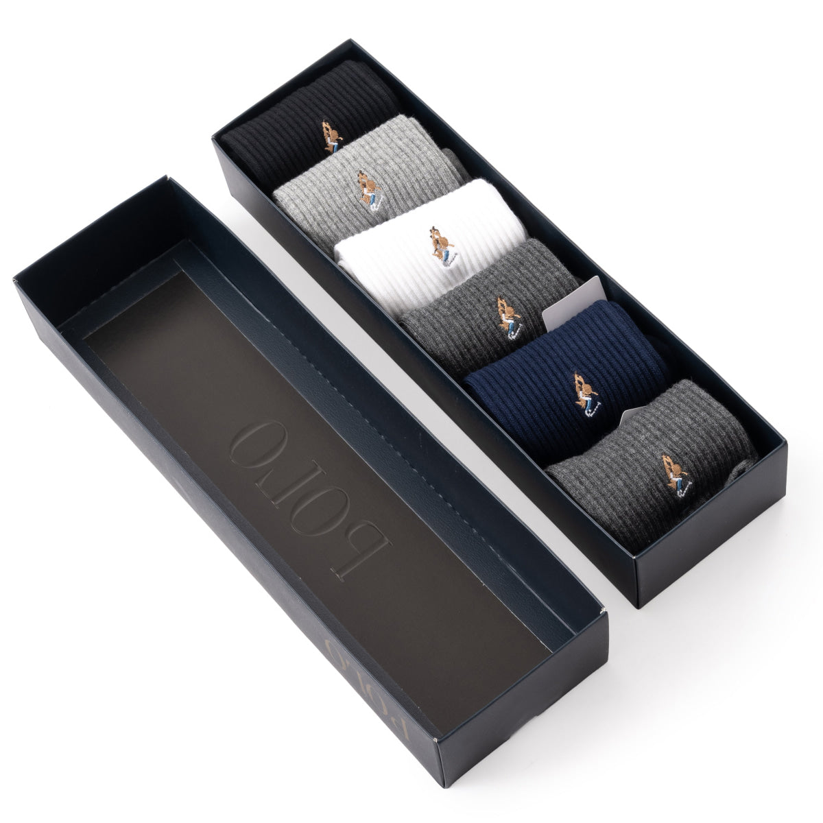 Polo Ralph Lauren Multi Solids Crew Socks 6 Pack - 6 Pack / OS