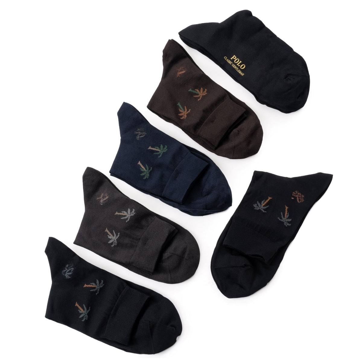 Polo Ralph Lauren Multi Solids Crew Socks 6 Pack - 6 Pack / OS