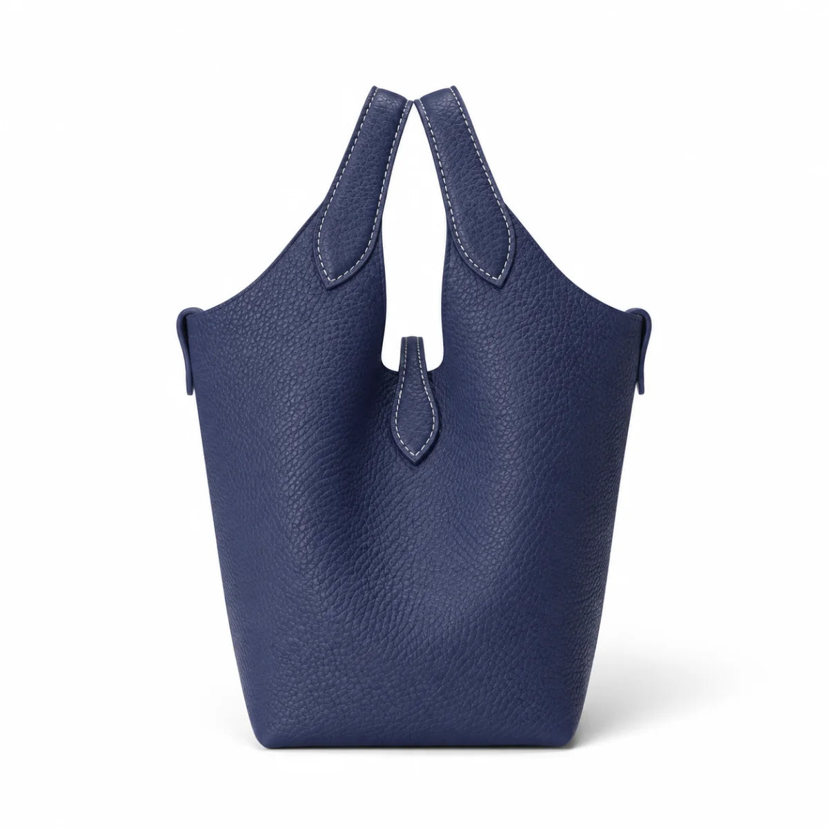 POLO RALPH LAUREN Play Small Leather Tote & Crossbody Bag - NVY - Navy