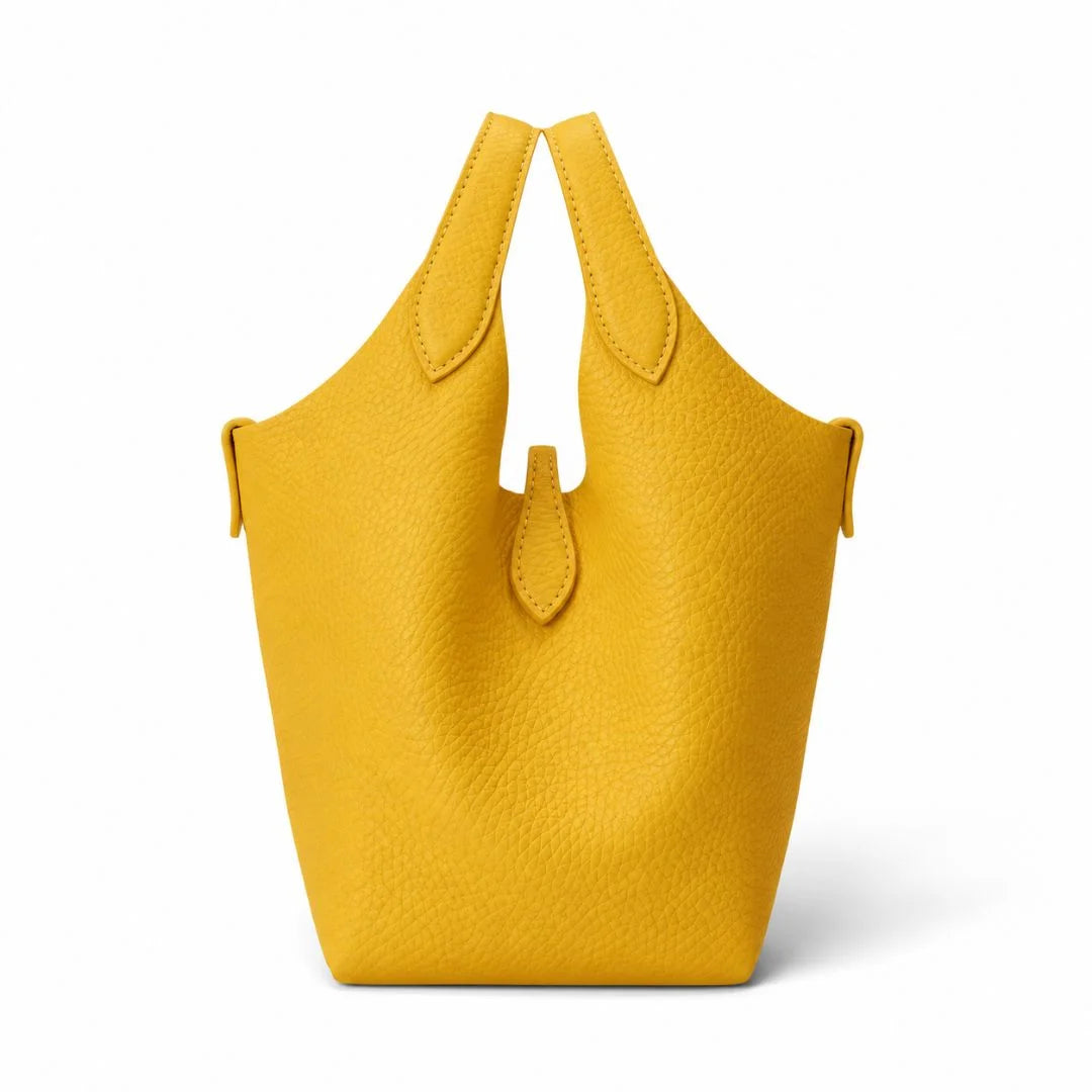 POLO RALPH LAUREN Play Small Leather Tote & Crossbody Bag - YEL - Yellow