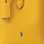 POLO RALPH LAUREN Play Small Leather Tote & Crossbody Bag - YEL - Yellow