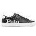 Polo Ralph Lauren Sayer NE Top Lace Leather Men - BLK - Shoes