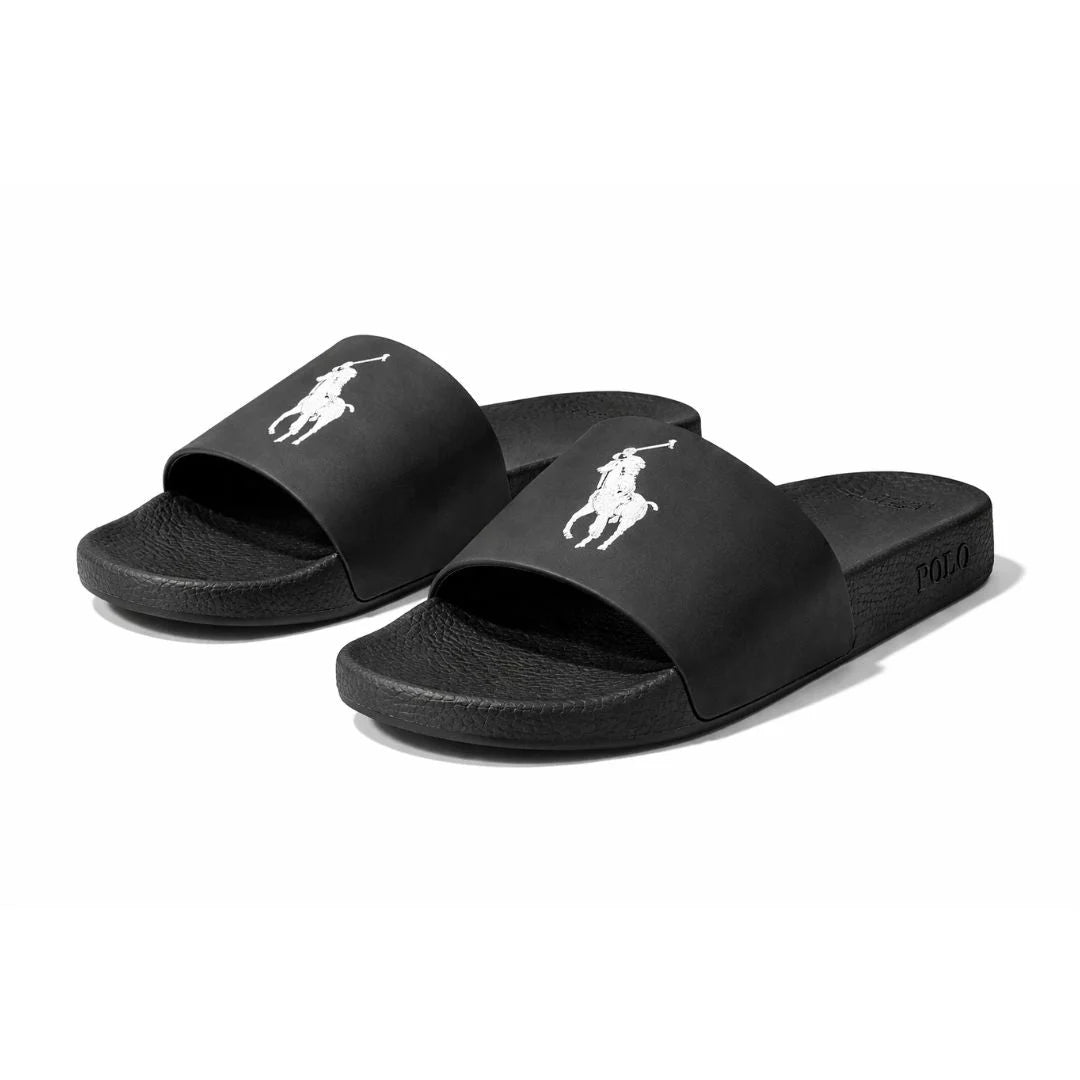 Polo Ralph Lauren Signature Polo Slide Men - BLK - Black / 41