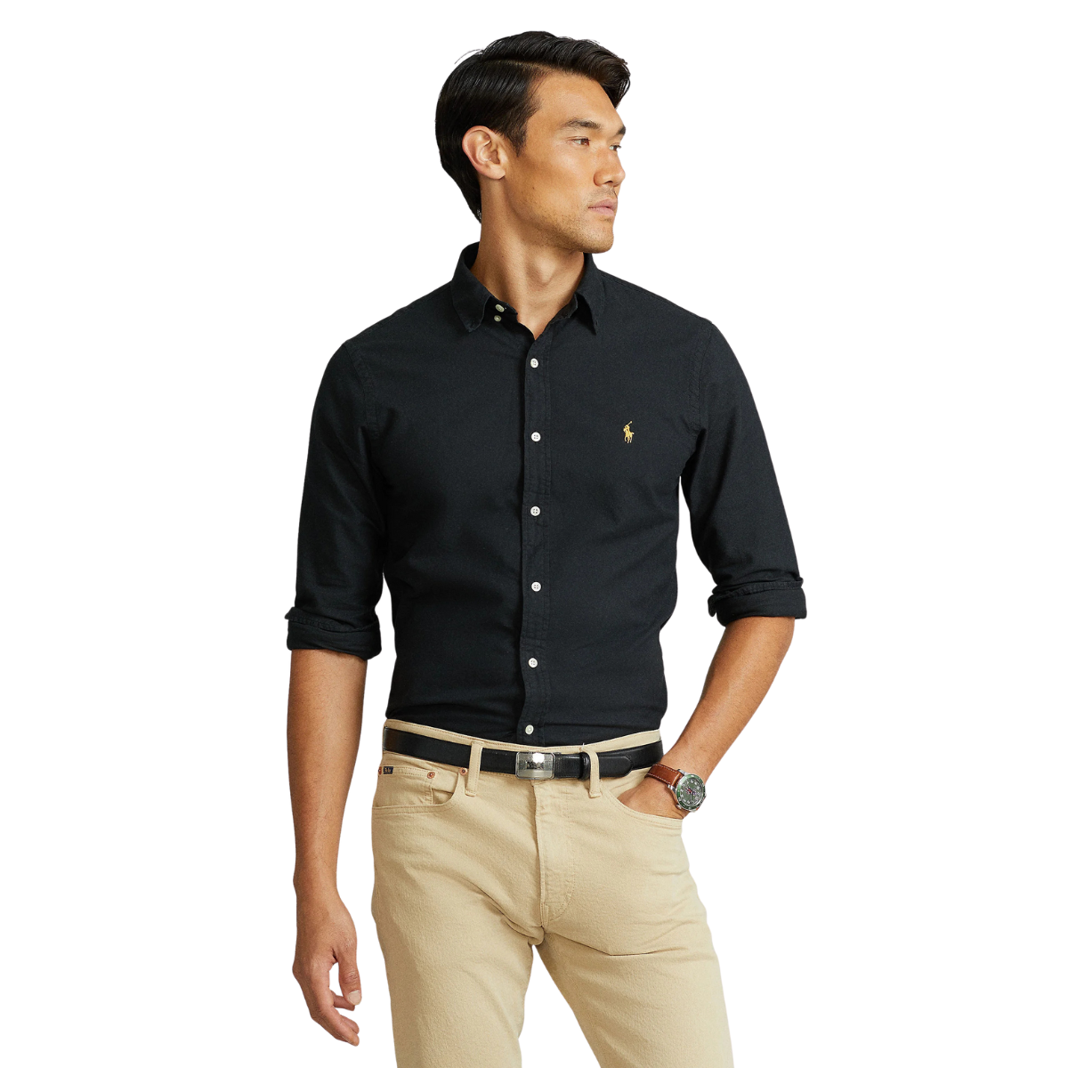 Polo Ralph Lauren SLIM FIT OXFORD SHIRT - DRKNVY - Dark Navy / M